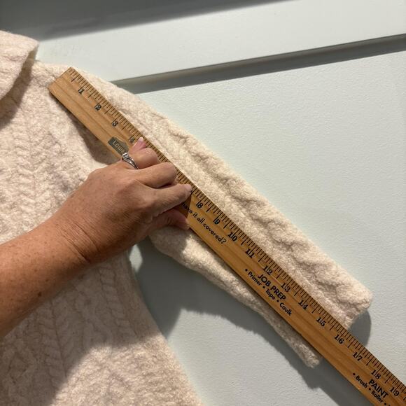 Felted Aran Woollen Mills Cardigan XS Ireland Merino Wool Shrunken Fit Girls 6-8 - Picture 8 of 11